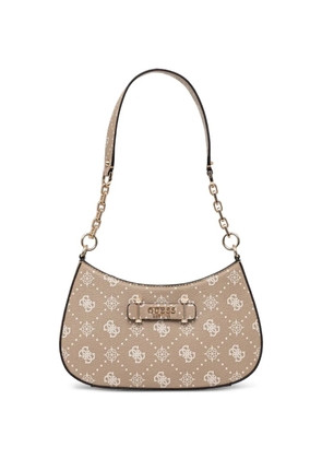 GUESS USA logo-print chain crossbody bag - Neutrals