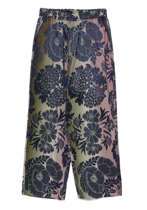 Biyan Jacquard pants - Purple
