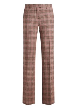 ETRO jacquard straight trousers - Brown
