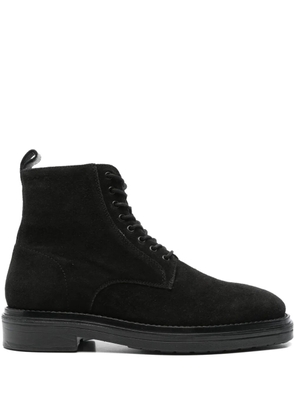 Gant lace-up suede boots - Black