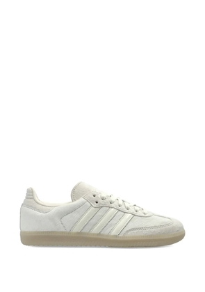 adidas stripe-detail leather sneakers - Neutrals