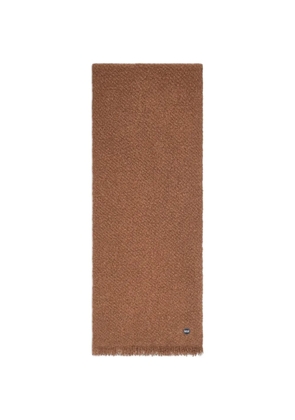 Giorgio Armani fringed scarf - Brown