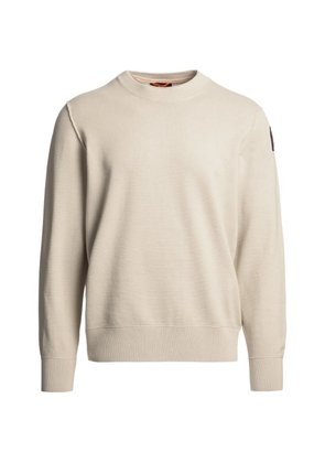 Parajumpers logo-patch sweater - Neutrals