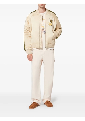 MARANT Wes embroidered jacket - Neutrals