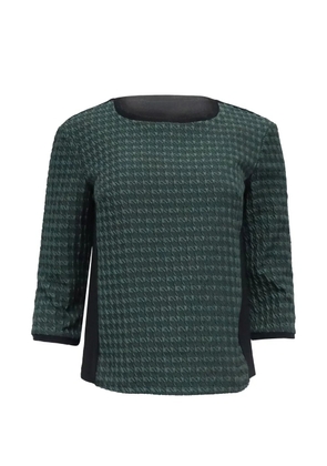 Weekend Max Mara 2023 two-tone quarter-sleeve blouse - Black