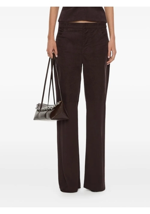 Christopher Esber taped corduroy jersey trousers - Brown