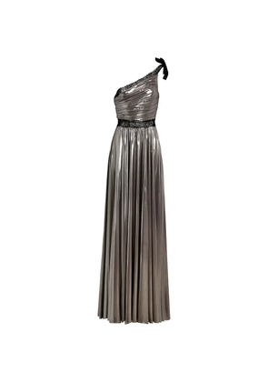Giambattista Valli asymmetric one-shoulder gown - Silver