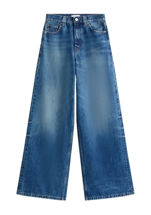 Tommy Hilfiger 70s five-pockets high-rise wide-leg jeans - Blue