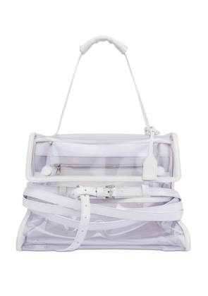 Moschino Tie Me tote bag - White