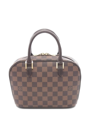 Louis Vuitton Pre-Owned 2004 mini Saria checked tote bag - Brown
