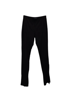 Jacquemus Pre-Owned La Montagne slit-hem trousers - Black