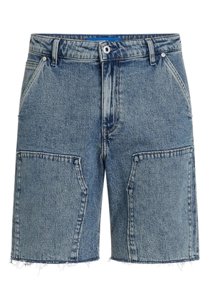 Karl Lagerfeld Jeans raw-cut shorts - Blue