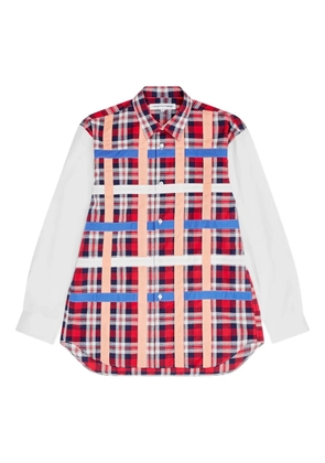 Comme Des Garçons Shirt plaid-pattern shirt - Red