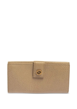 Gucci Pre-Owned pre-owned Interlocking G wallet - Neutrals
