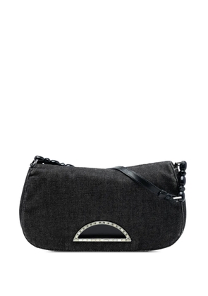 Christian Dior Pre-Owned 2000 Denim Malice Flap shoulder bag - Grey