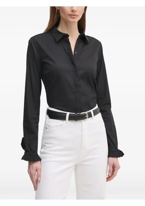 Mos Mosh MMMattie ruffled-cuff shirt - Black