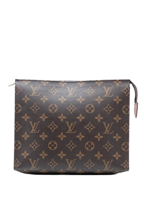 Louis Vuitton Pre-Owned 2019 Monogram Toiletry Pouch 26 clutch bag - Brown