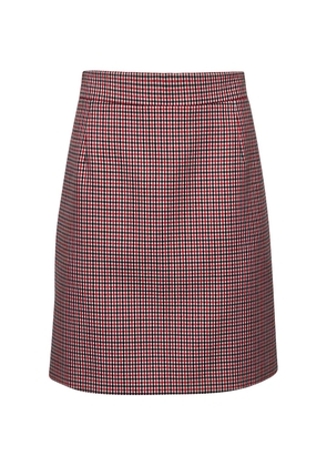 Akris Punto check-pattern skirt - Red