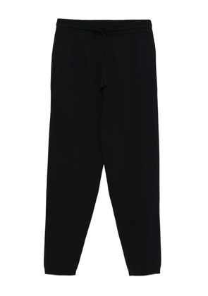 Emporio Armani drawstring straight-leg trousers - Blue