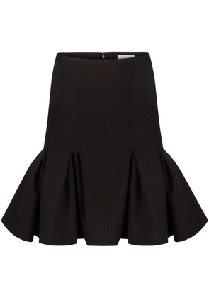 Nina Ricci Peplum Mid Skirt - Black