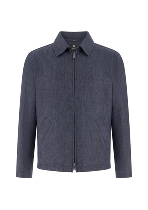 Boggi Milano technical bomber jacket - Blue