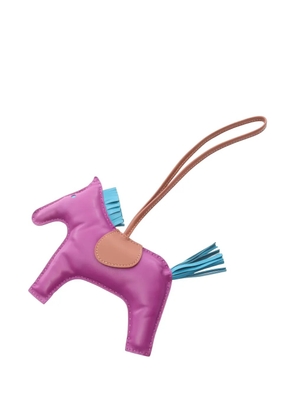 Hermès Pre-Owned 2010s GM Rodeo horse bag charm - Purple