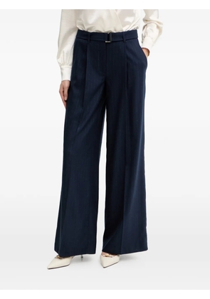 GUESS USA striped-pattern trousers - Blue
