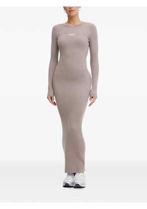 GUESS USA logo-detal maxi dress - Neutrals