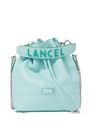 Lancel small Ninon leather bucket bag - Blue