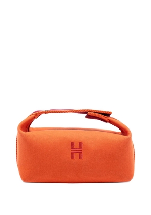 Hermès Pre-Owned 2020-2025 Small Toile Bride A Brac Case vanity bag - Orange
