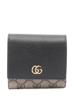 Gucci Pre-Owned 2010s GG Marmont leather bi-fold wallet - Neutrals