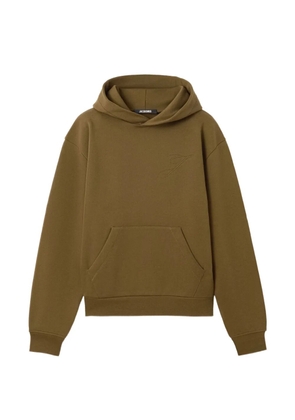 Jacquemus The Logo long-sleeve hoodie - Brown