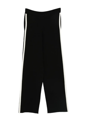 Aya Muse striped track pants - Black