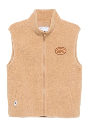 CHOCOOLATE logo-embroidered gilet - Neutrals