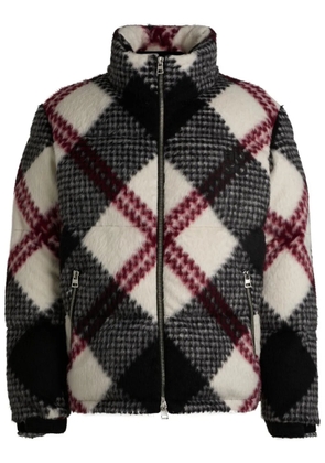 HUGO check-pattern jacket - White