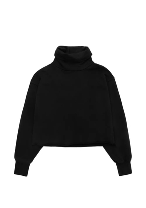 Les Tien roll-neck cropped sweater - Black