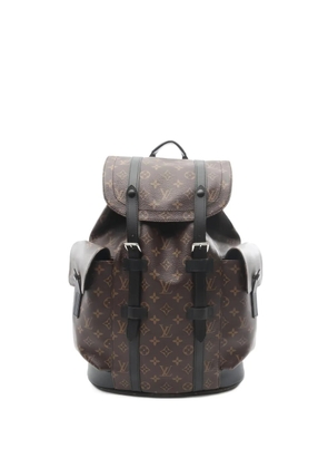 Louis Vuitton Pre-Owned 2018 MM Christopher Monogram canvas backpack - Brown