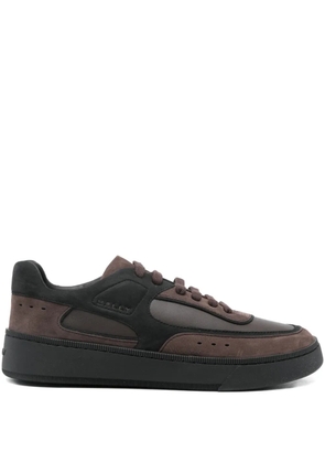 Bally leather panelled sneakers - Brown
