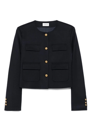 P.A.R.O.S.H. round-neck buttoned jacket - Blue