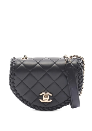 CHANEL Pre-Owned 2021 mini Matelasse shoulder bag - Black