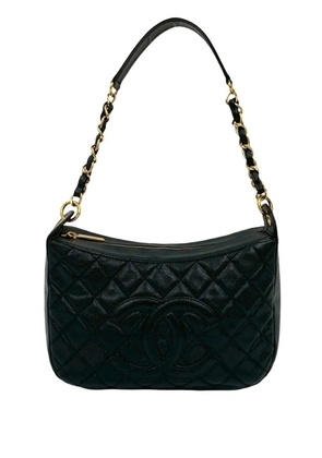 CHANEL Pre-Owned 2004-2005 Quilted Caviar Timeless CC shoulder bag - Black