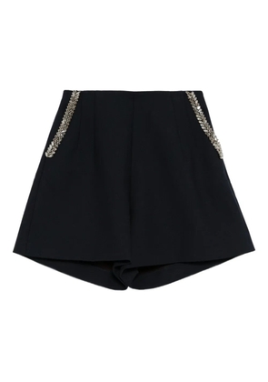 Dice Kayek crystal-embellished shorts - Blue
