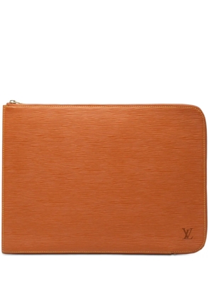 Louis Vuitton Pre-Owned 1991 Epi Poche Document business bag - Brown