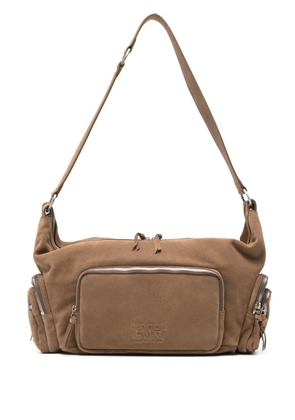 Marge Sherwood suede zip-fastening tote bag - Brown