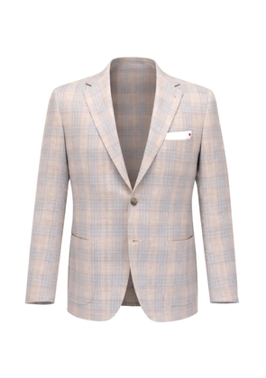 Kiton plaid blazer - Neutrals