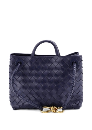 Bottega Veneta Pre-Owned Andiamo Top Handle Bag Intrecciato Nappa Small satchel - Blue