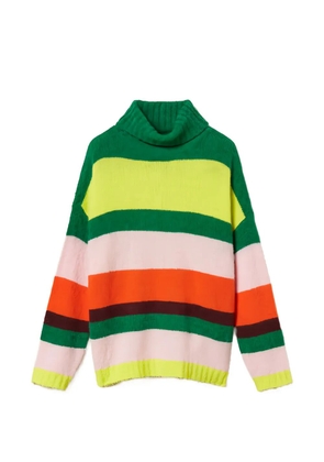 TWINSET striped roll-neck sweater - Green