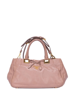 Prada Pre-Owned Bow detail leather handbag - Pink