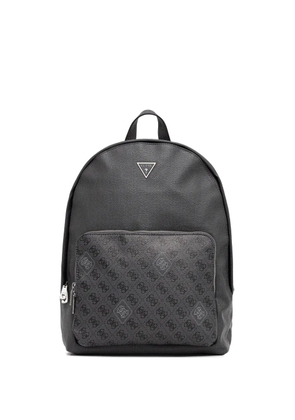 GUESS USA triangle logo pattern backpack - Grey
