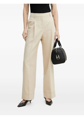 BOSS pleated high-waisted trousers - Neutrals